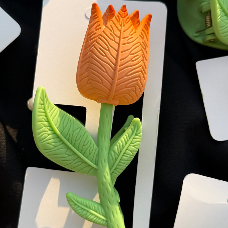 Pinterest Inspired Tulip Claw Clip