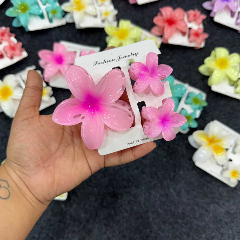 Flower Claw Clip Set
