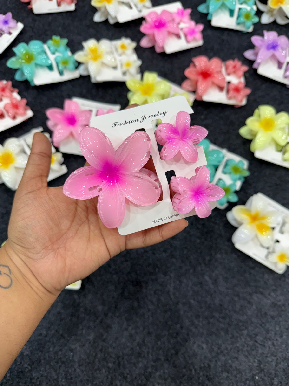 Flower Claw Clip Set