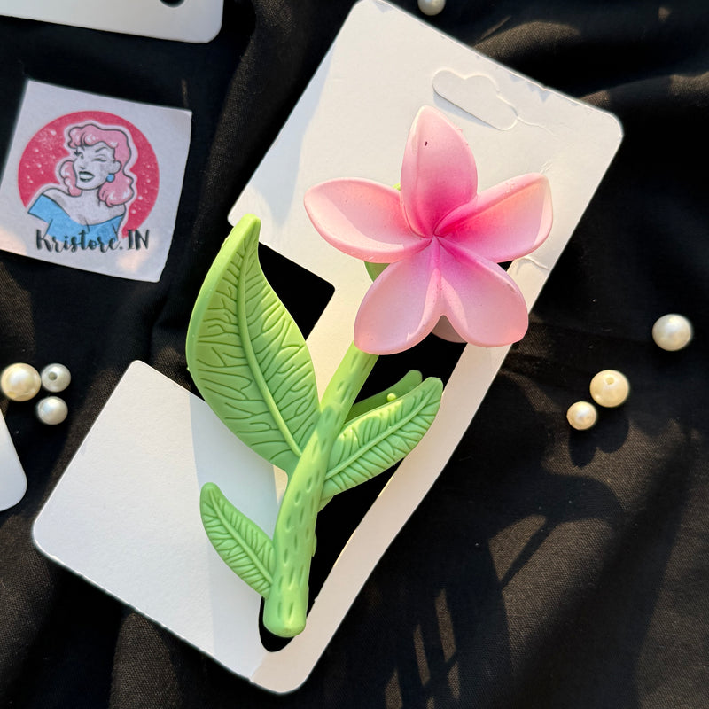 Pinterest Inspired Flower Claw Clip