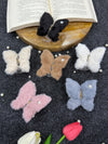Butterfly Fur Claw Clip