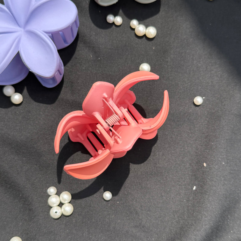 Matte Flower Claw Clip - LARGE