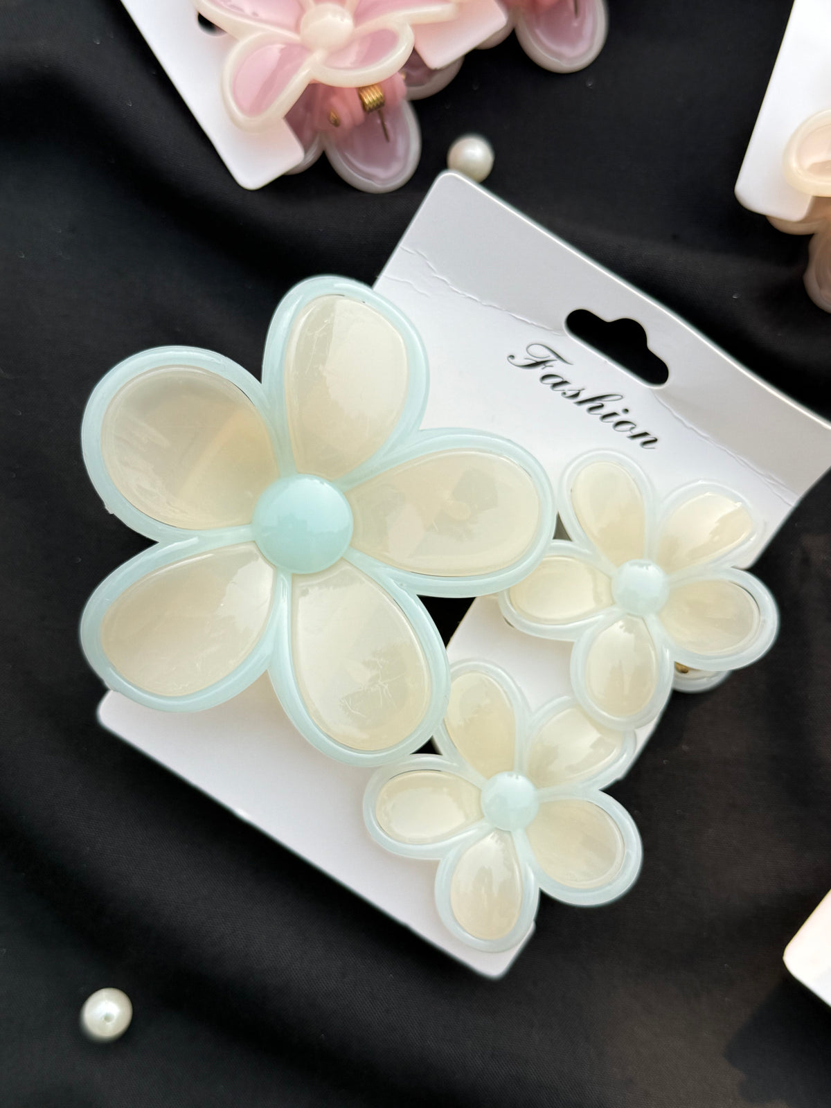 Flower Claw Clip Set