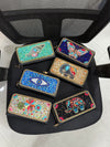 Beaded Long Zipper Wallets