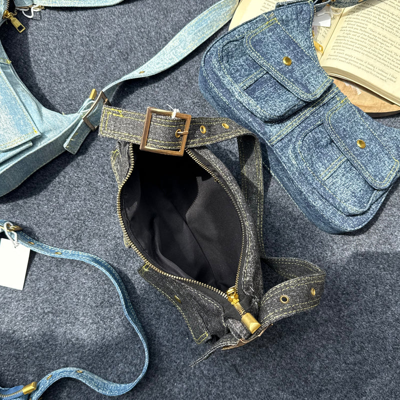 Denim Premium Shoulder Bags