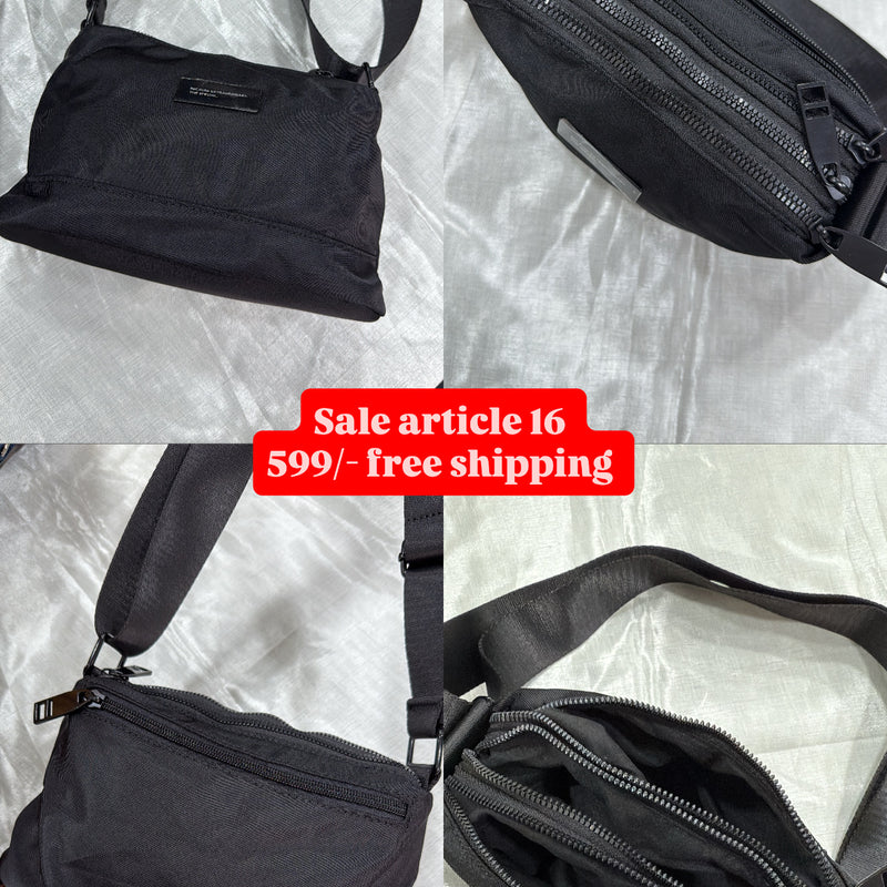 Three compartment Crossbody Bag