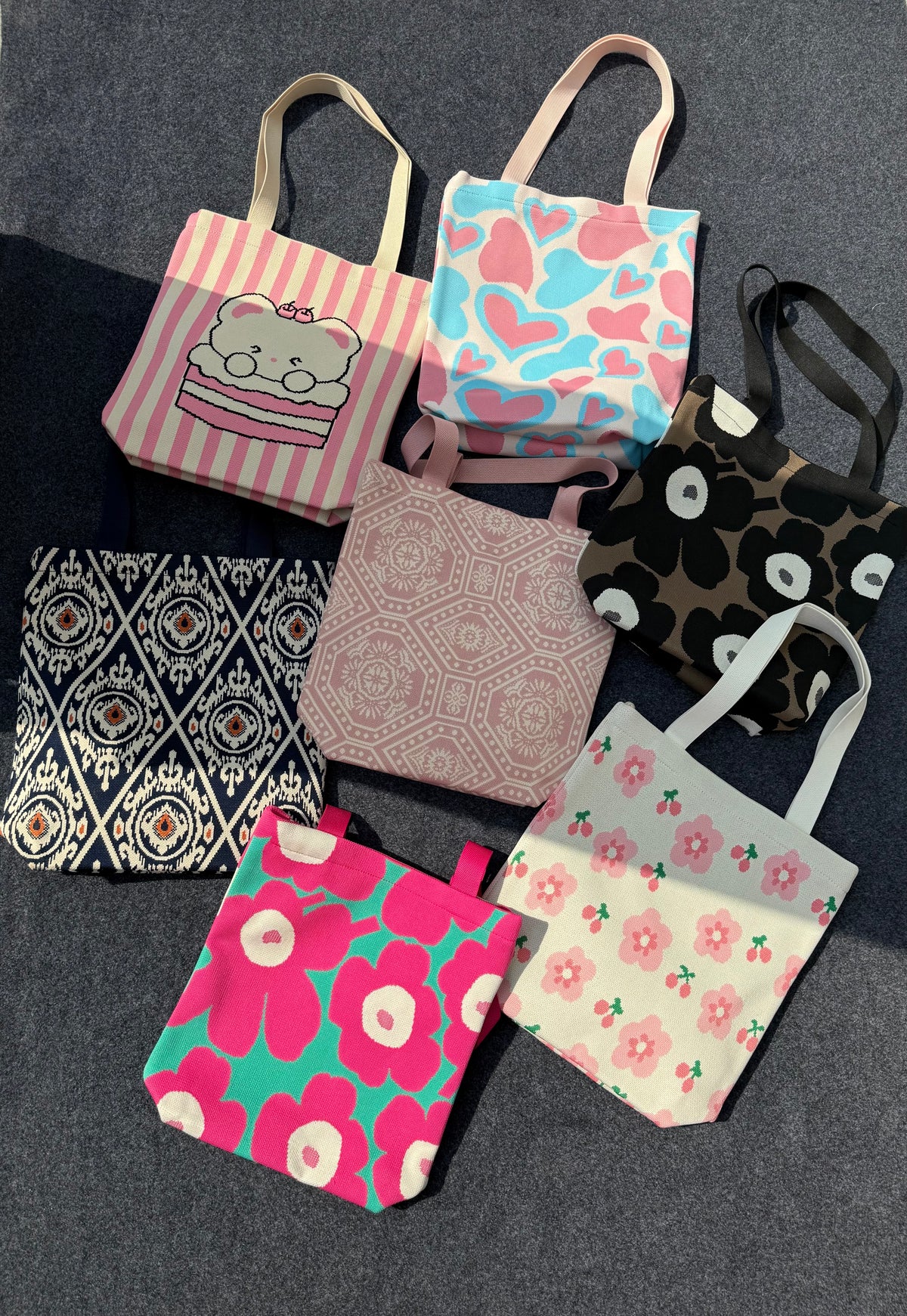 Everyday Korean Medium Tote Bags