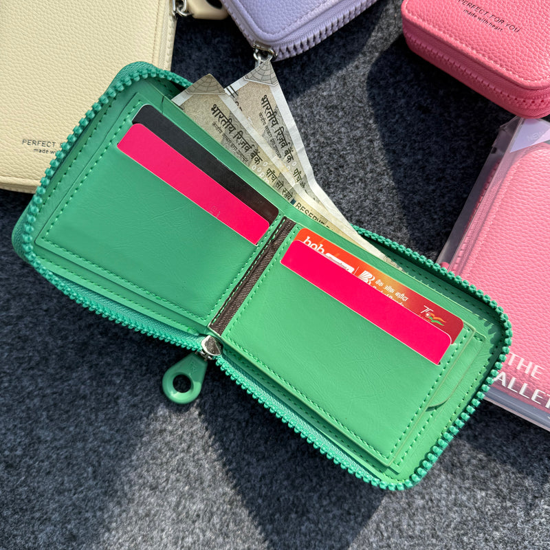 Zipper Pocket Wallets (with Coin Pocket)