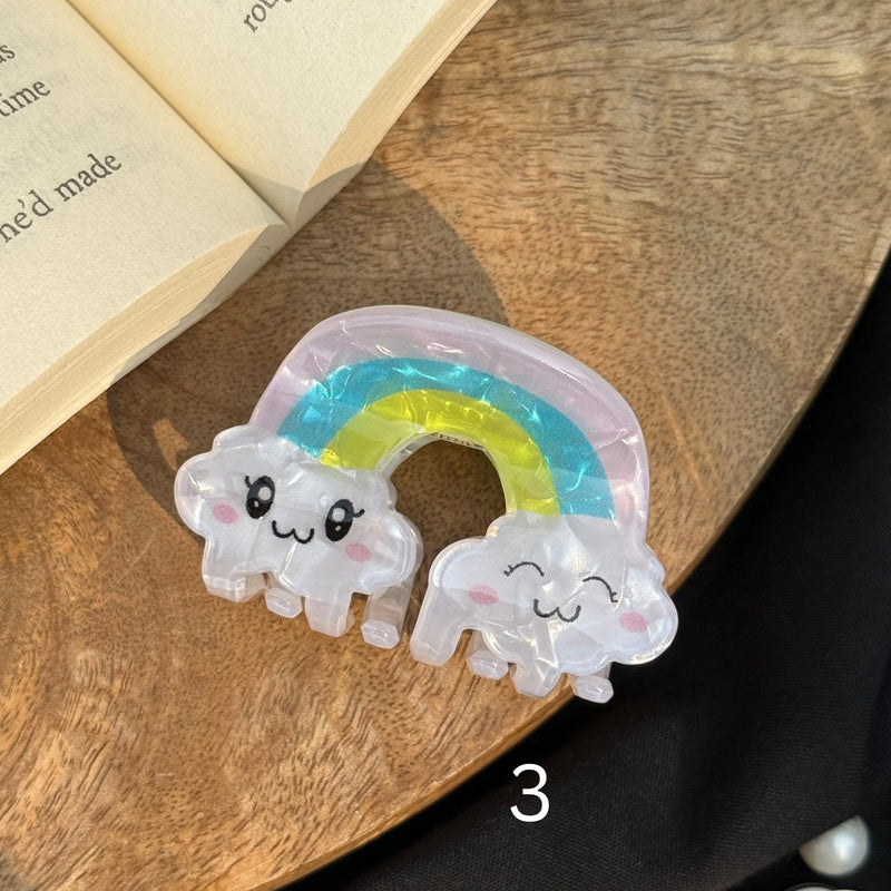 Rainbow  Acrylic Claw Clip