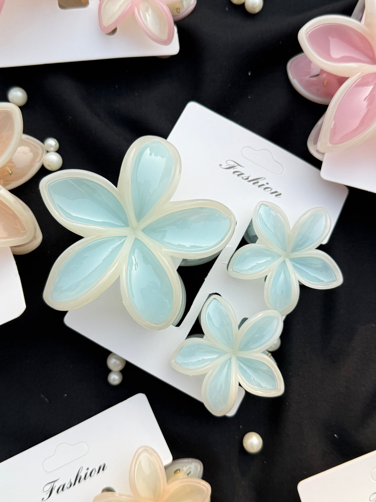 Flower Claw Clip Set