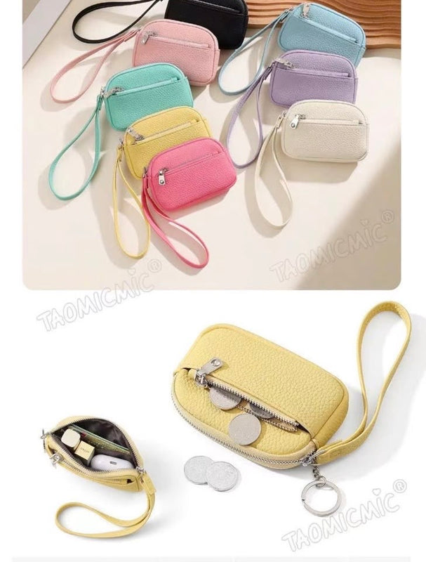 Korean Mini Keychain Wallet