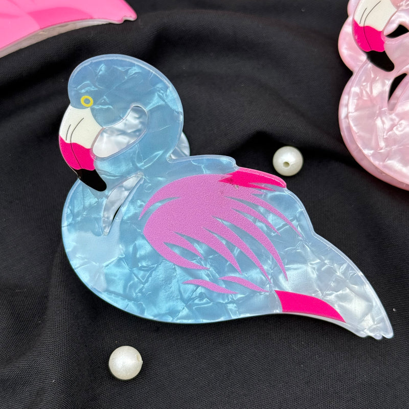 Flamingo Acrylic Claw Clip