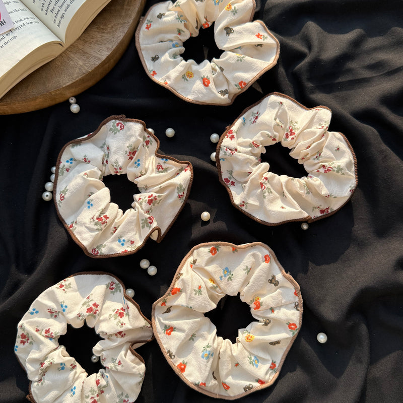 Floral Scrunchie