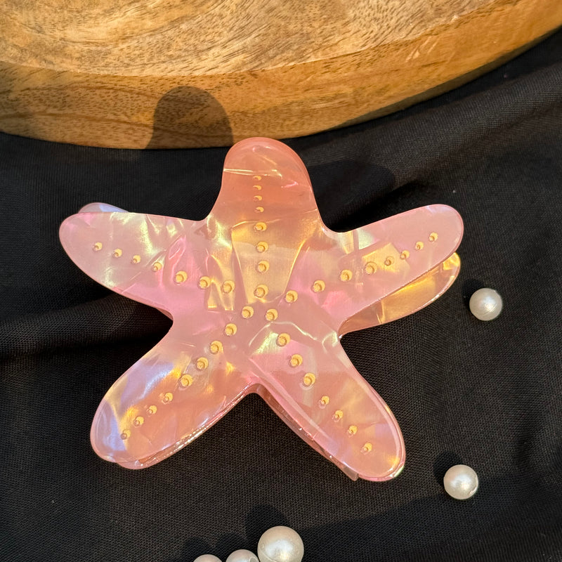 Starfish Acrylic Claw clip
