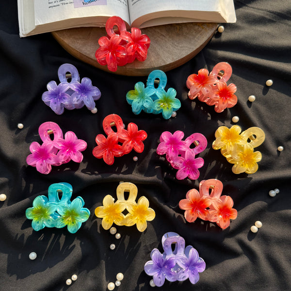 Medium Flower Claw Clip