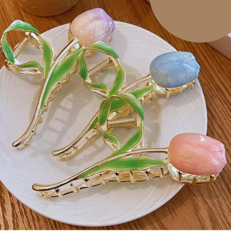 Tulip Metallic Claw Clip
