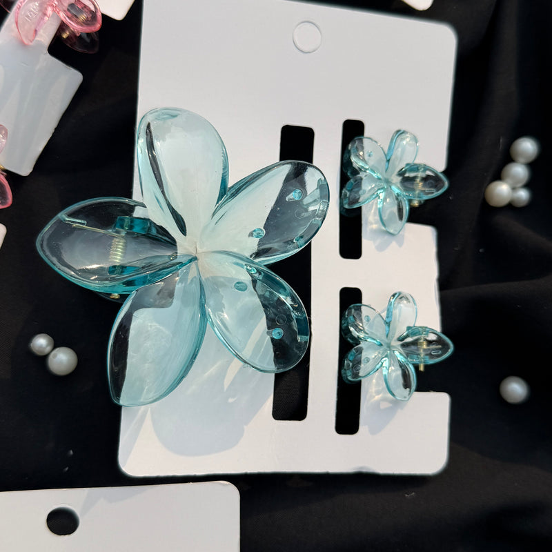 Flower Claw Clip Set