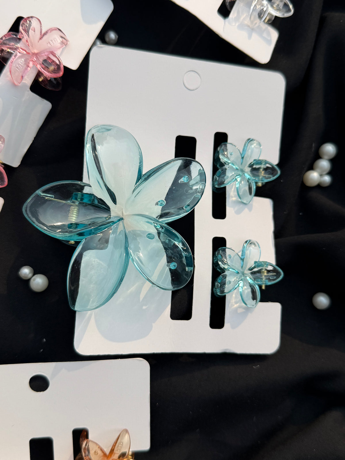 Flower Claw Clip Set