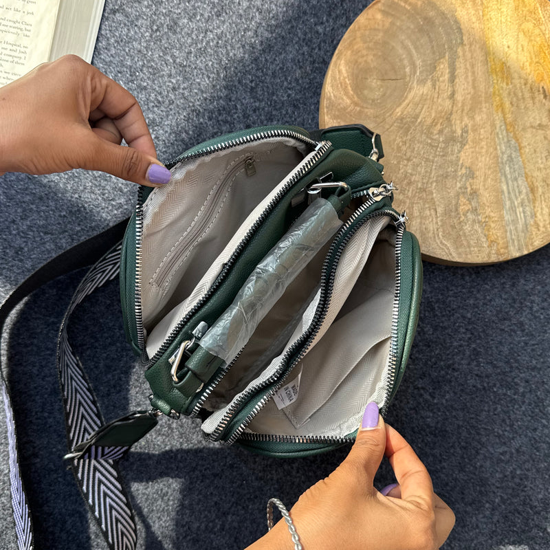 VIRAL Three Compartment Sling Bag