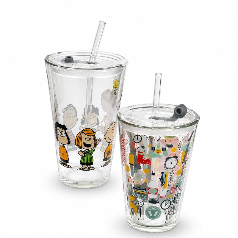 Printed Glass Sippers