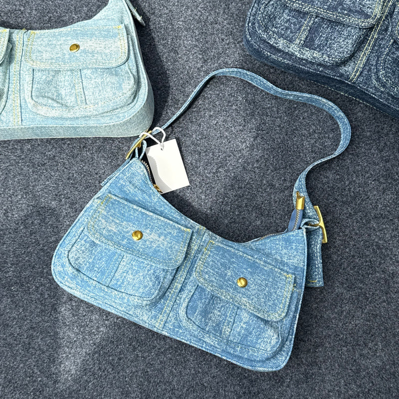 Denim Premium Shoulder Bags