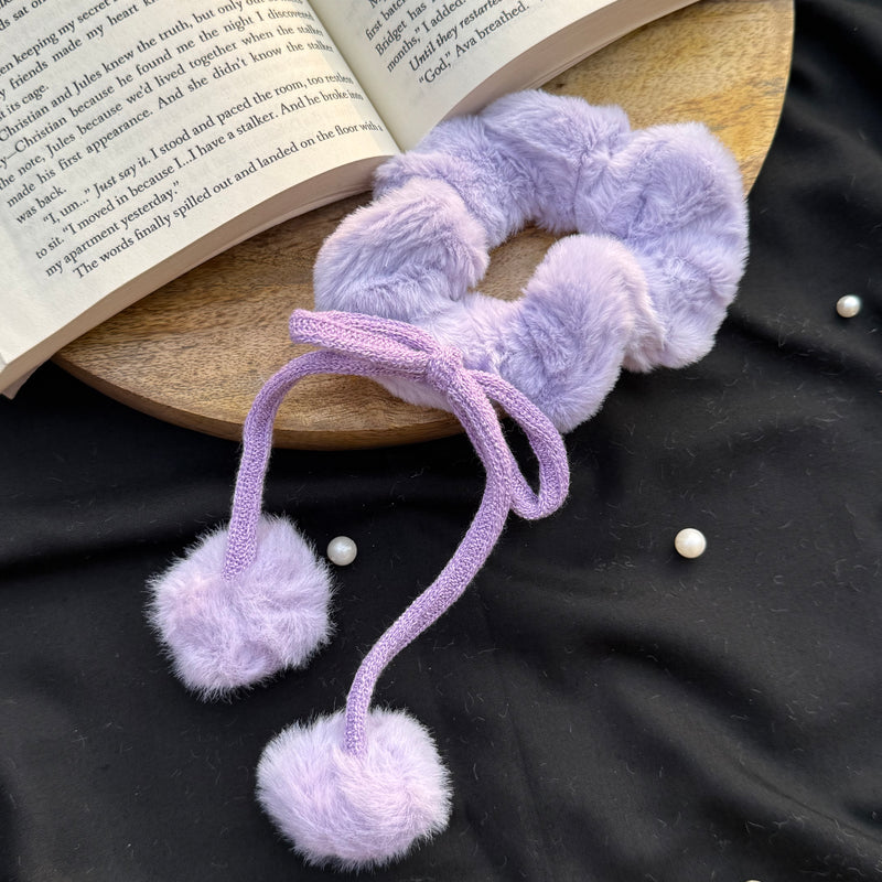 Fur Tulip Scrunchie