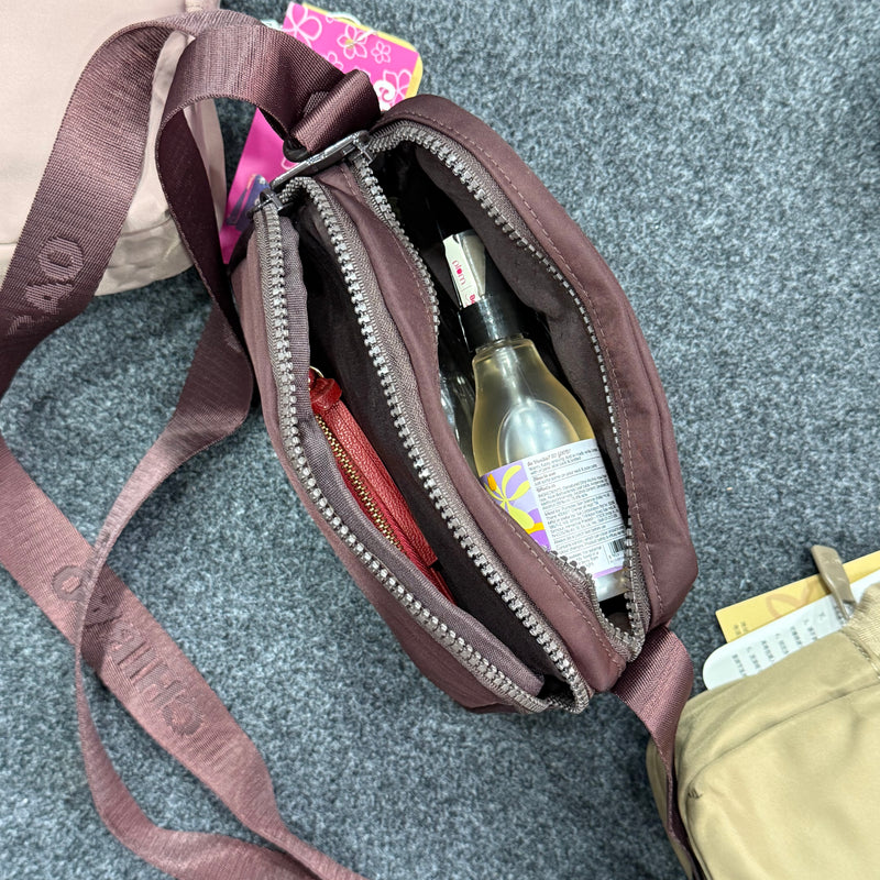 Two Compartment Spacious Crossbody Bag