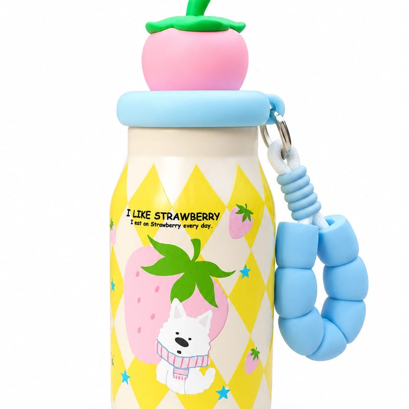 Fruity Stainless Steel Bottle With Charm
