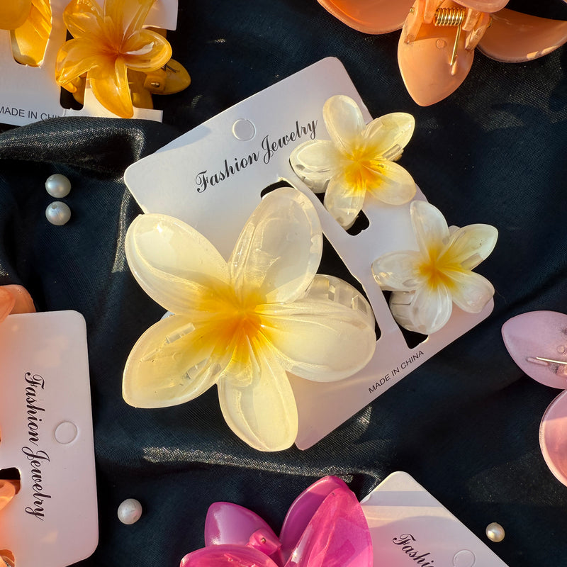 Flower Claw Clip Set