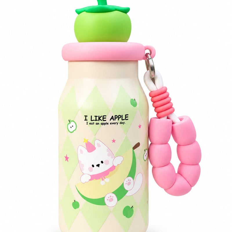 Fruity Stainless Steel Bottle With Charm