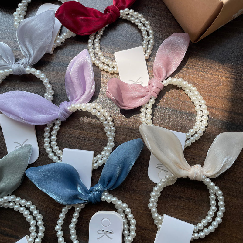Bow Pearl Rubber bands