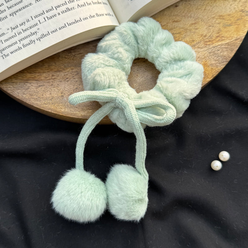Fur Tulip Scrunchie