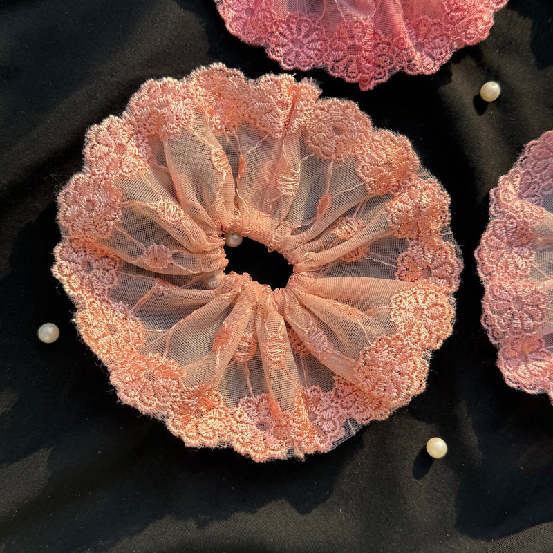 Large Lace Scrunchie