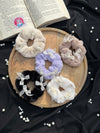 Fur scrunchies