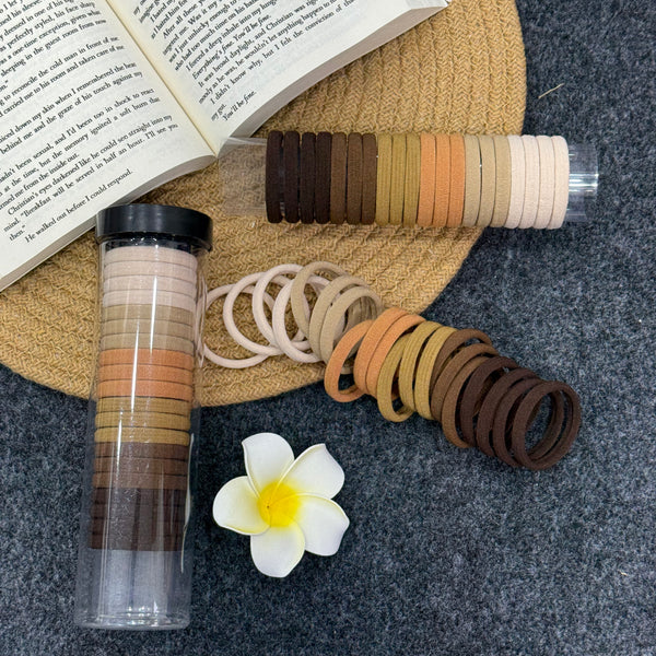 Slim Rubber Band Box-Brown