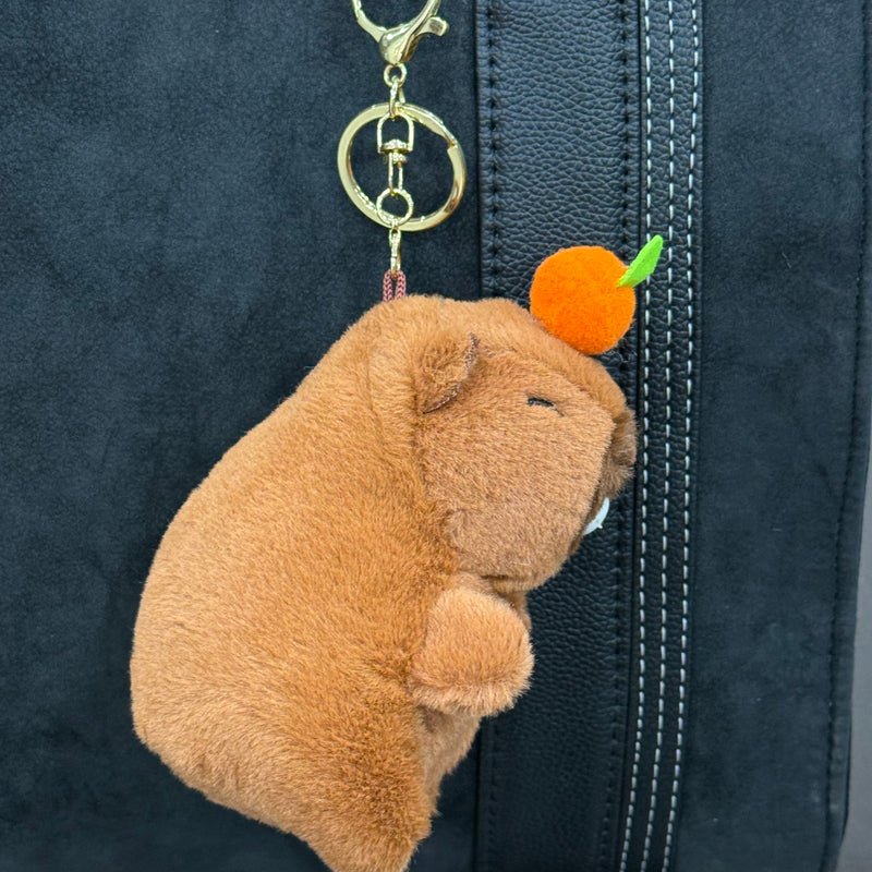 Plushie BAG CHARM- Capybara (Inflatable Bubble)