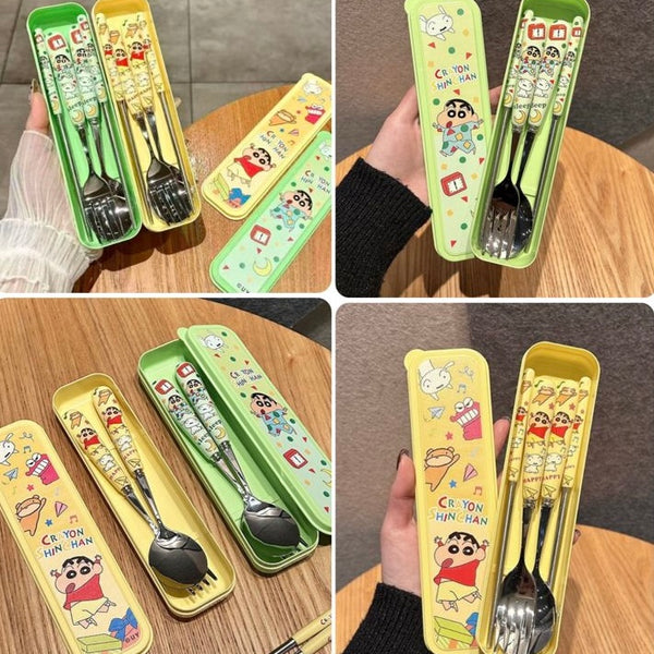 Shinchan Cutlery Set
