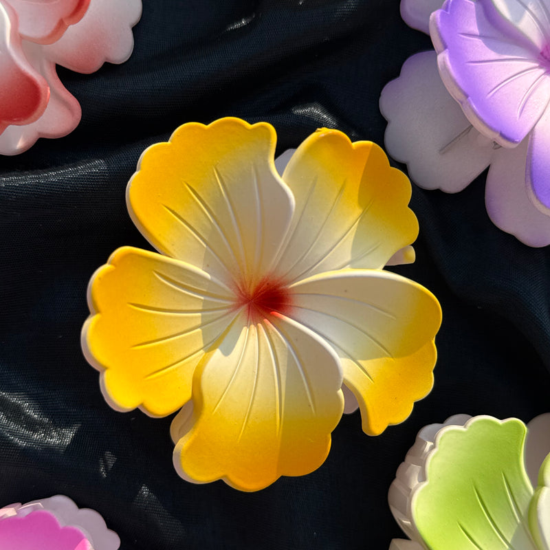 Hibiscus Claw Clip -LARGE