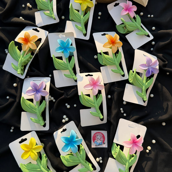 Pinterest Inspired Flower Claw Clip