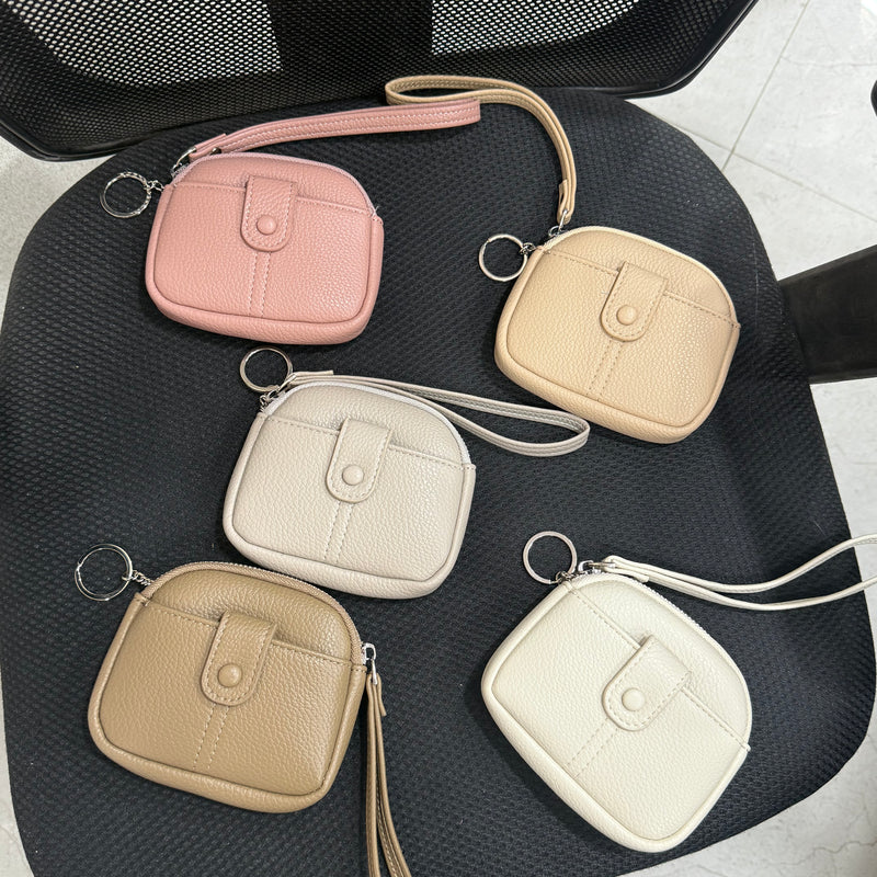 Korean Mini Keychain Wallet