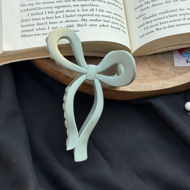 Pinteresty Large Bow Claw Clips- Matte