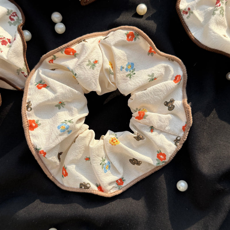 Floral Scrunchie