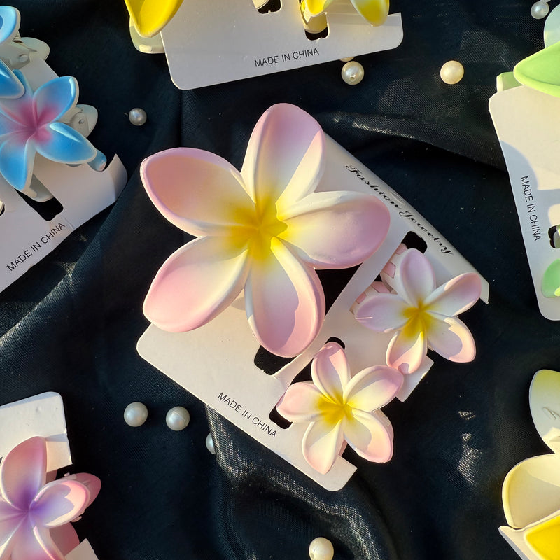 Flower Claw Clip Set