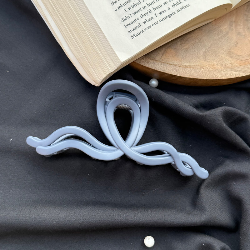 Large Aesthetic Zigzag Claw Clip