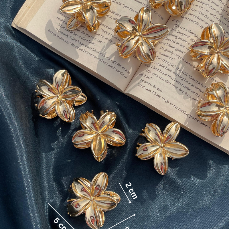 Premium Flower Metal Clip