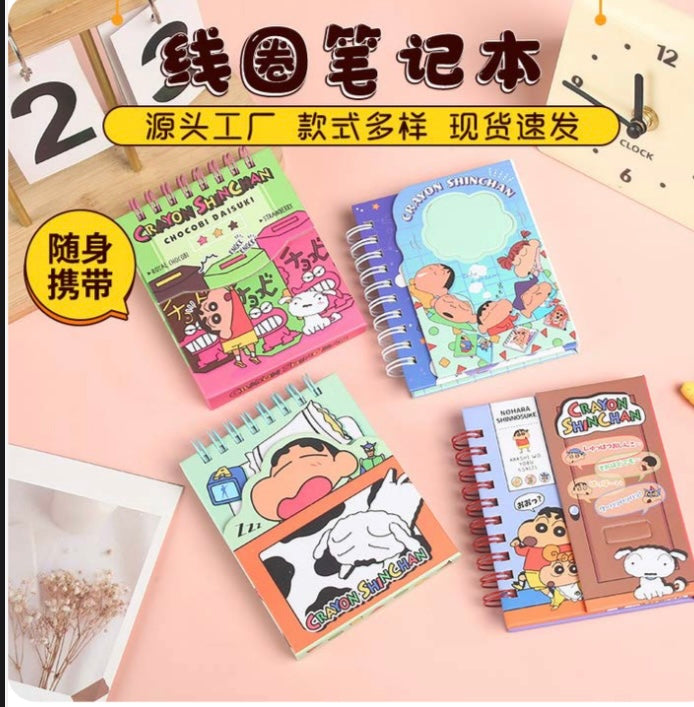 Cute Pocket Notepad- Shinchan