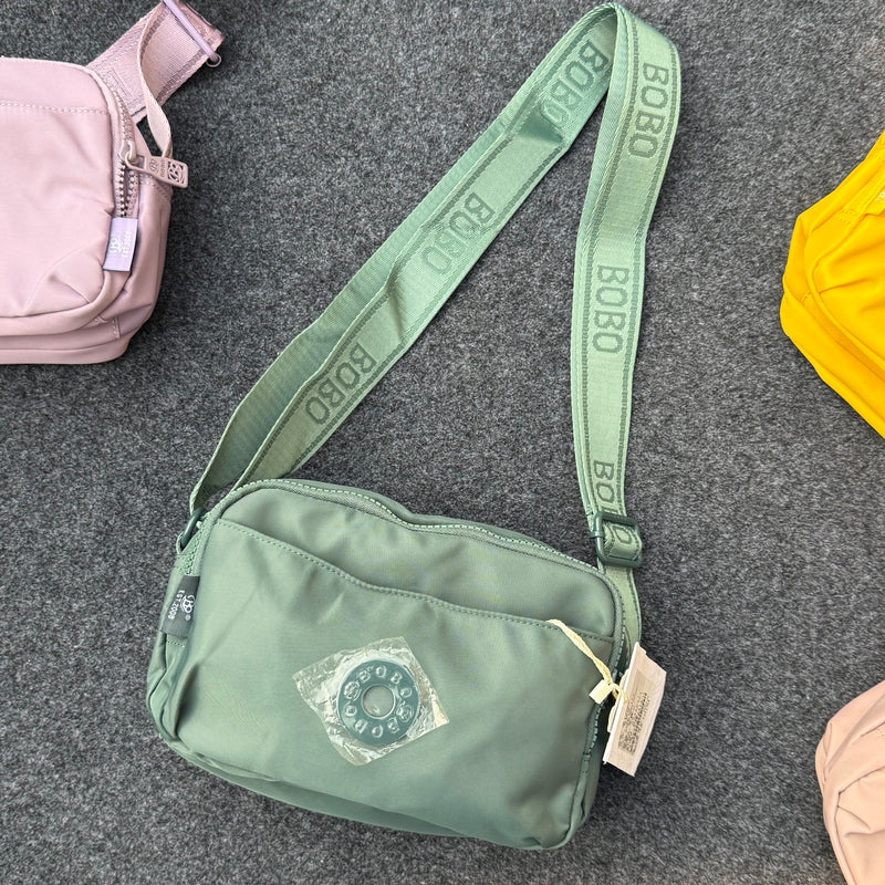 Three Compartment Spacious Crossbody Bag