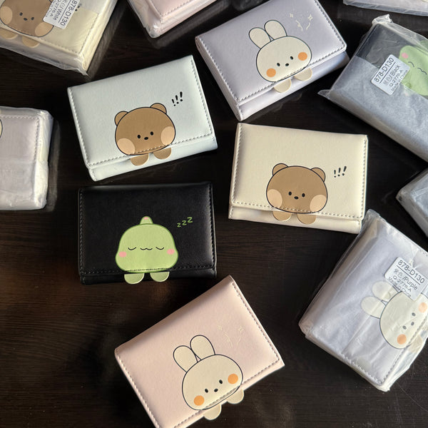 Cute Korean Trifold Wallets
