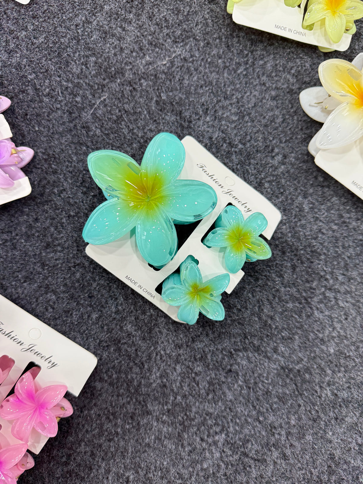 Flower Claw Clip Set