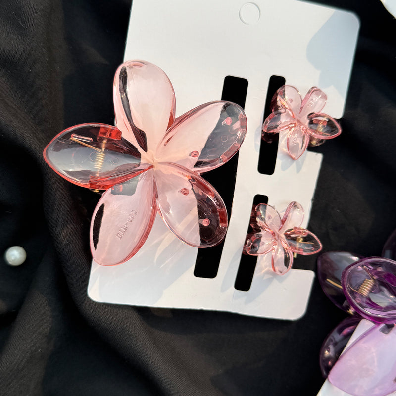 Flower Claw Clip Set